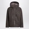 Prada Hooded Jacket Adjustable Drawstrings Waterproof Design
