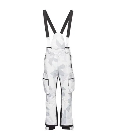 Prada Printed Technical Fabric Ski Pants In Marble Gray