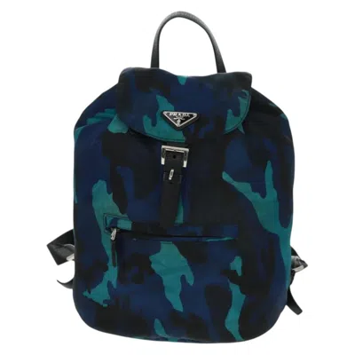 Pre-owned Prada Camouflage Tessuto Multicolour Nylon Tote Bag Bag ()