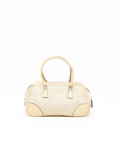 Prada Canapa Bowling Bag