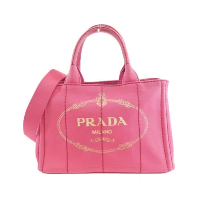 Pre-owned Prada Canapa Canapa Handbag () In Multi