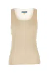 Prada Washed Cotton Tank Top In Multi