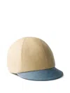 Prada Canvas Cap In Brown