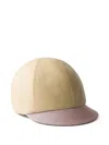 Prada Canvas Cap In Neutral
