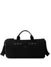 Prada Weekender Aus Canvas In Black