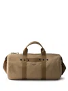 Prada Canvas Duffel Bag In Nude