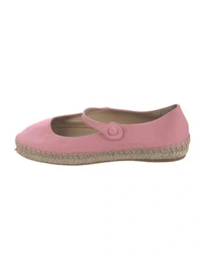 Pre-owned Prada Canvas Espadrilles In Pink