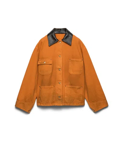 PRADA JACKE AUS CANVAS
