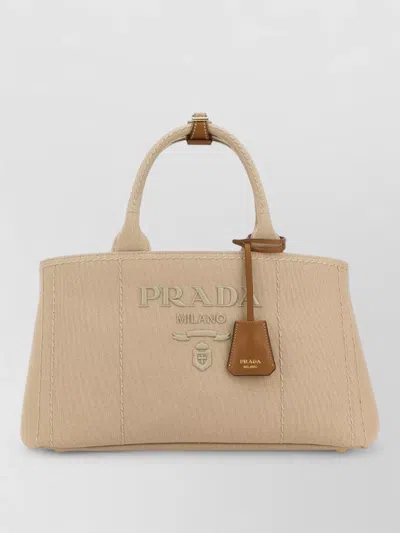 Prada Tote Bag Woman In Neutral