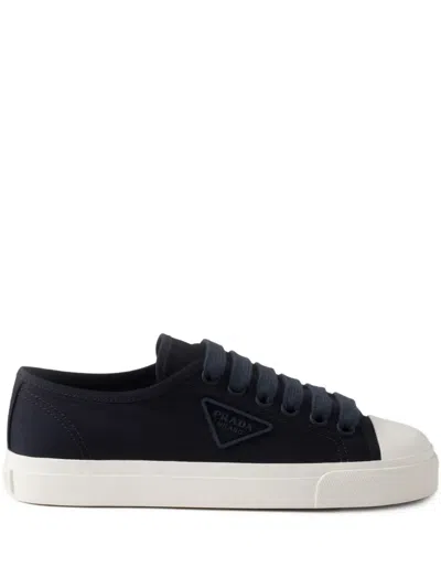 Prada Canvas Lace-up Sneakers