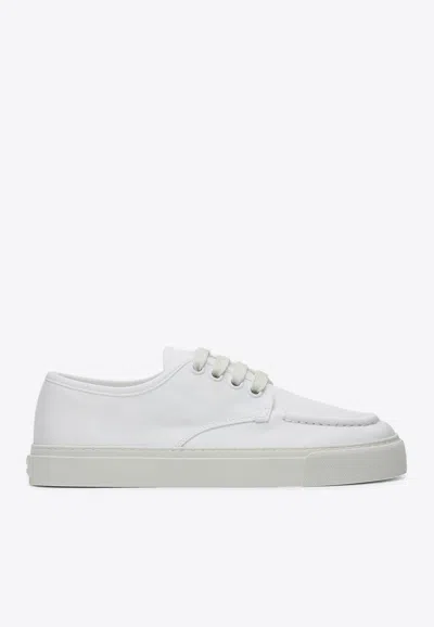 Prada Canvas Lace-up Sneakers