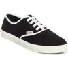 Prada Canvas Low Top Sneaker In Black