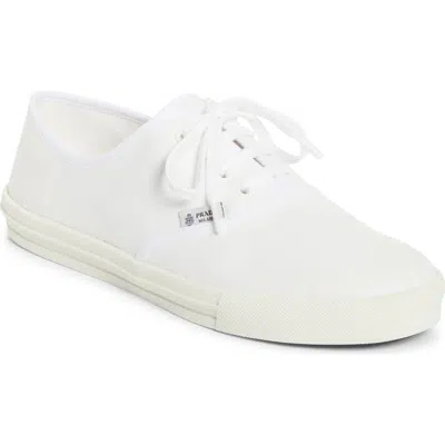 Prada Canvas Low Top Sneaker In White