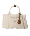 Prada Canvas Lrg Ld62 In Neutral