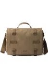 Prada Canvas Shoulder Bag Strap Top Handle In Nude
