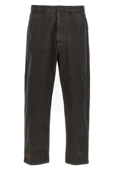 Prada 'canvas Old' Pants In Black