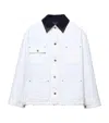Prada Technical Canvas Blouson Jacket In White
