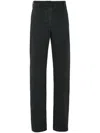Prada Flanged Pocket Casual Pants In Grey
