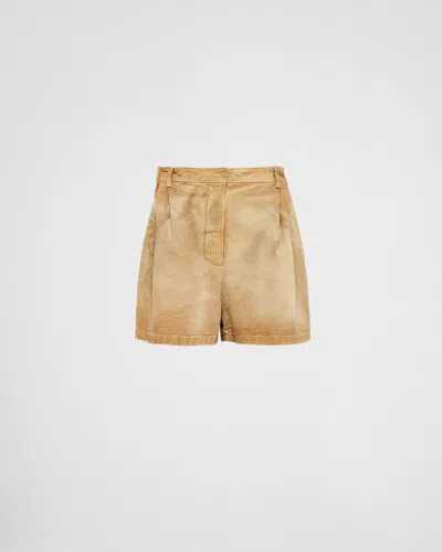 PRADA CANVAS SHORTS