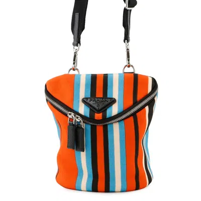 Pre-owned Prada Canvas Shoulder Bag () In Multi