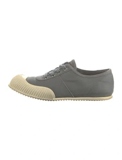 Pre-owned Prada Canvas Sneakers In Blue