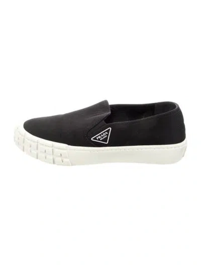 Pre-owned Prada Canvas Sneakers In Multi