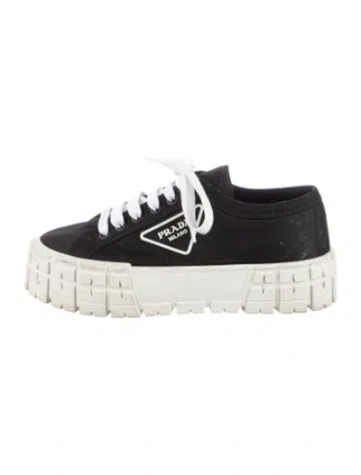 Pre-owned Prada Canvas Sneakers In Multi
