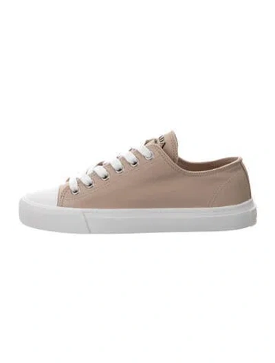 Pre-owned Prada Canvas Sneakers In Neutral