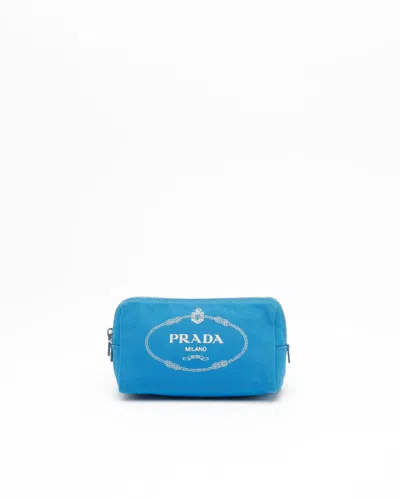 Prada Canvas Toiletry Pouch