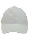 Prada Logoed Baseball Hat In White