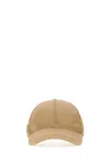 Prada Technical Fabric Baseball Cap In Brown