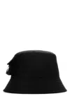 Prada Practical Re-nylon Bucket Hat In Black