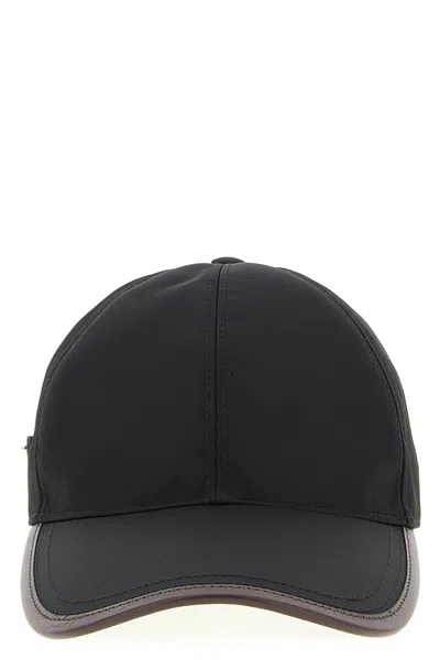 Prada Cappellino Nylon In Black