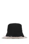 Prada Re-nylon Hat In Black