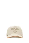 Prada Linen Blend Baseball Cap