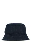 Prada Cappello Da Pescatore In Denim  Donna
