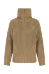 Prada Alpaca Cable Knit Cardigan In F0040