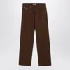 Prada Caramel-coloured Corduroy Trousers Women In Orange