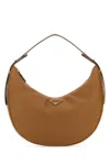 Prada Brown Arqu Hobo Bag