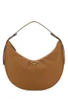 Prada Brown Arqu Hobo Bag In Brown