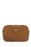 Prada Caramel Leather Crossbody Bag