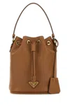 Prada Re-edition 1978 Bucket Bag In Light Brown
