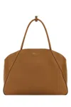 Prada Women's Caramel Leather Shopping Bag In Beige O Tan