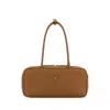 Prada Leather Shoulder Bag Double Handles Rectangular