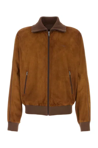 Prada Caramel Suede Jacket