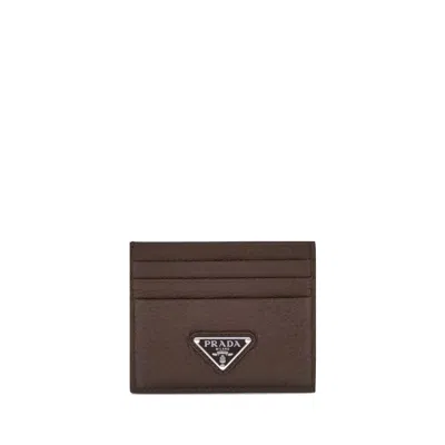Prada Card Holder In Black