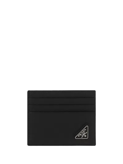 Prada Card Holder In Black