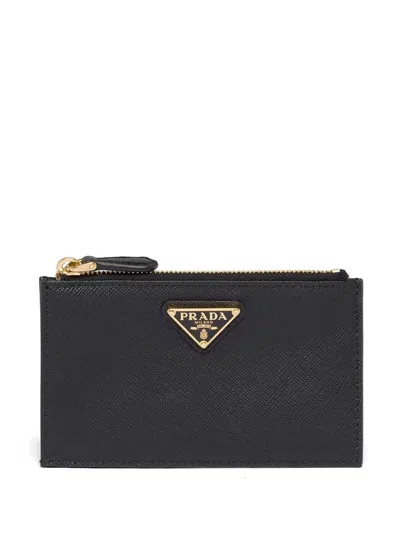 Prada Card Holders In Black