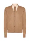 Prada Detachable-collar Cashmere-blend Cardigan