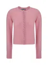 Prada Cashmere Cardigan In Primula